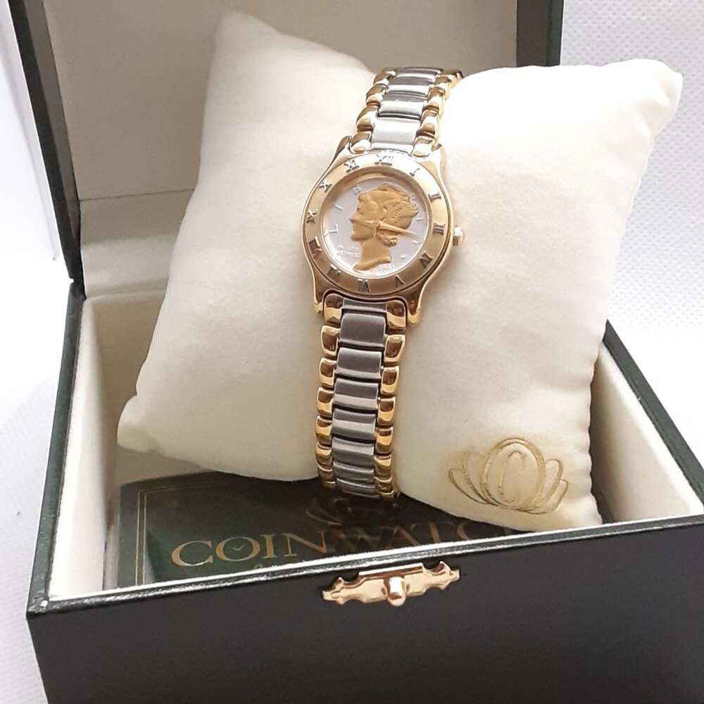 HOST PICK!!  NEW With Tags Authentic Ladies Mercury Dime Coinwatch